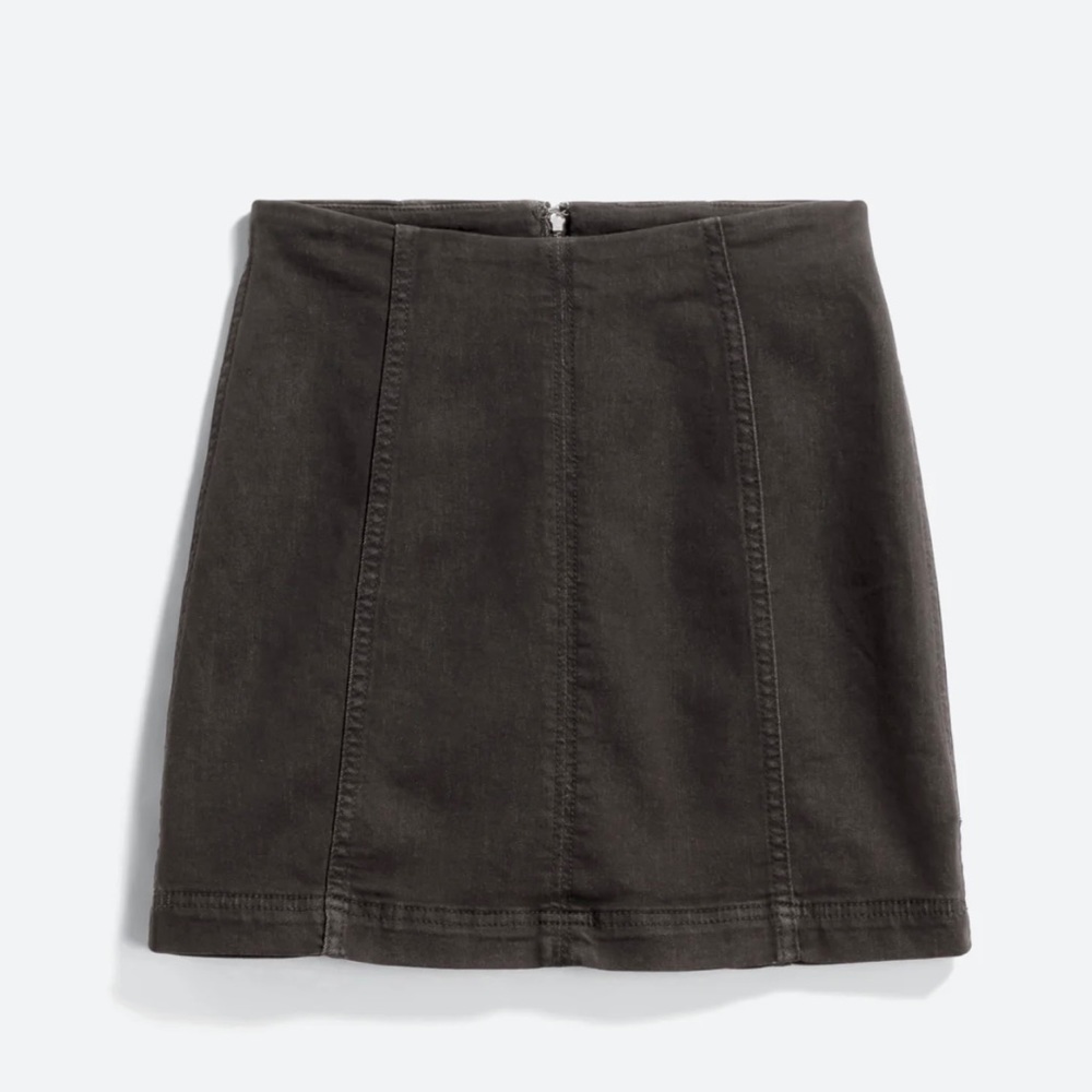 Free People black mini skirt.
